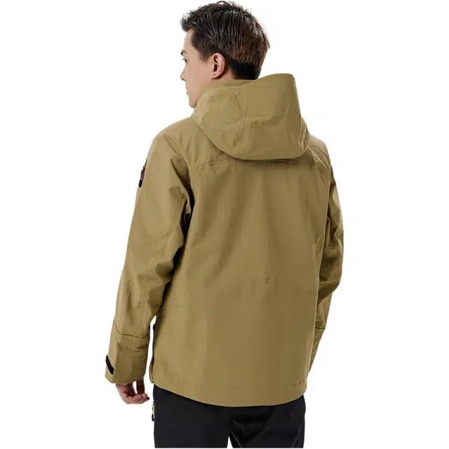 雅鹿  连帽宽松纯色外套  秋冬 防水防风冲锋衣 男女同款