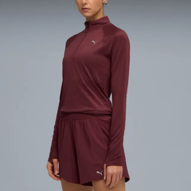 PUMA RUN VELOCITY CLOUDSPUN 14 ZIP logo T