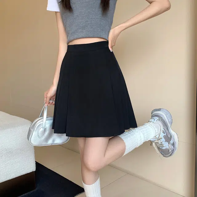 轻迎 时尚高腰气质百搭休闲短裙 女款