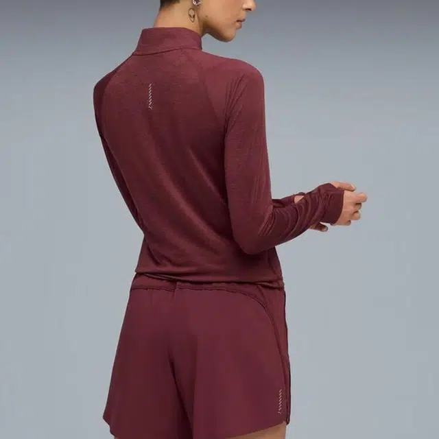 PUMA RUN VELOCITY CLOUDSPUN 14 ZIP logo T