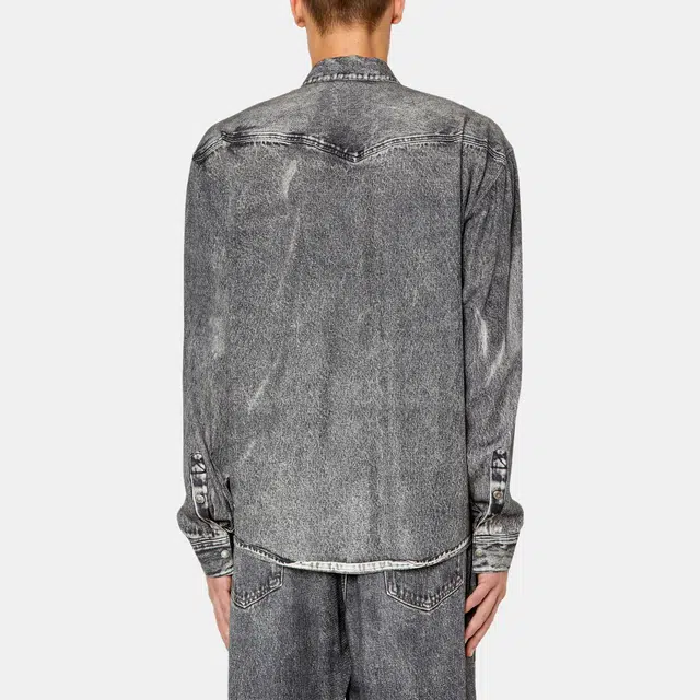 DIESEL FW22 Denim Jacket Grey