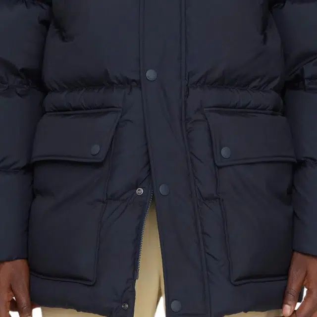 Burberry FW25 Loose Hoodie Down Jacket Men