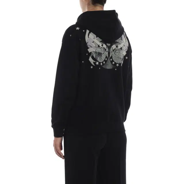 纪梵希 字母印花连帽套头长袖卫衣 男款