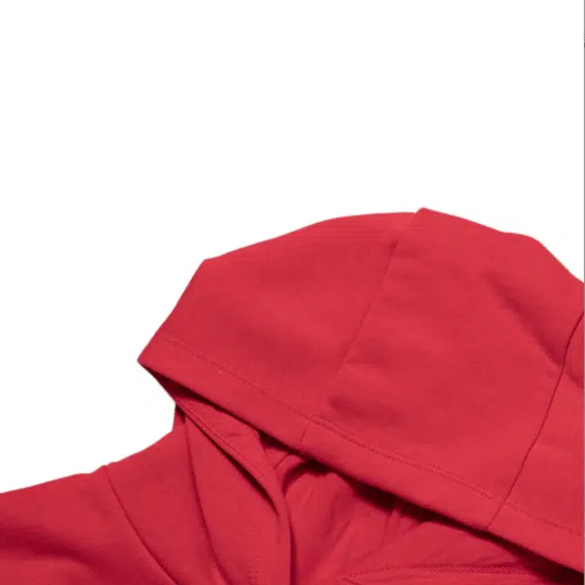 李宁儿童 宽松套头连帽卫衣 儿童款 红色