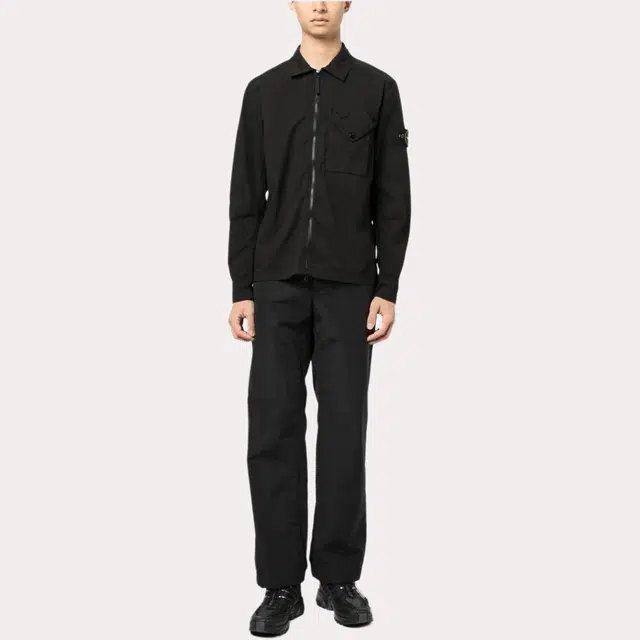 Stone Island FW23 Long Sleeve Shirt Black