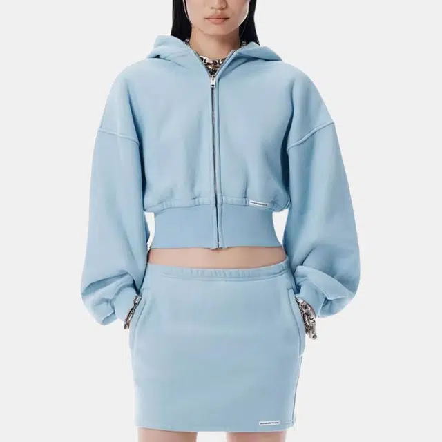 Alexander Wang SS25 Hoodie Light Blue