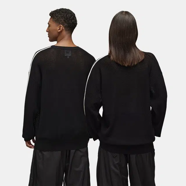 Y-3 GFX Knit Crew Black