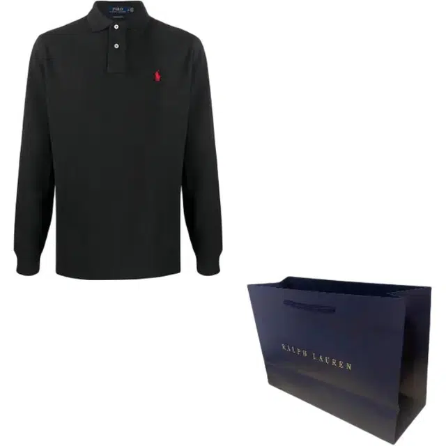 Polo Ralph Lauren Long Sleeve Polo Black
