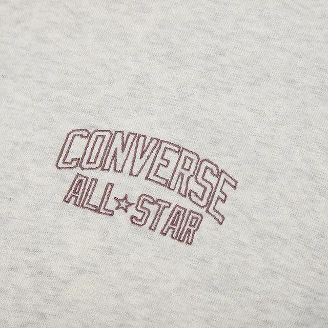 Converse Logo Hoodie Grey