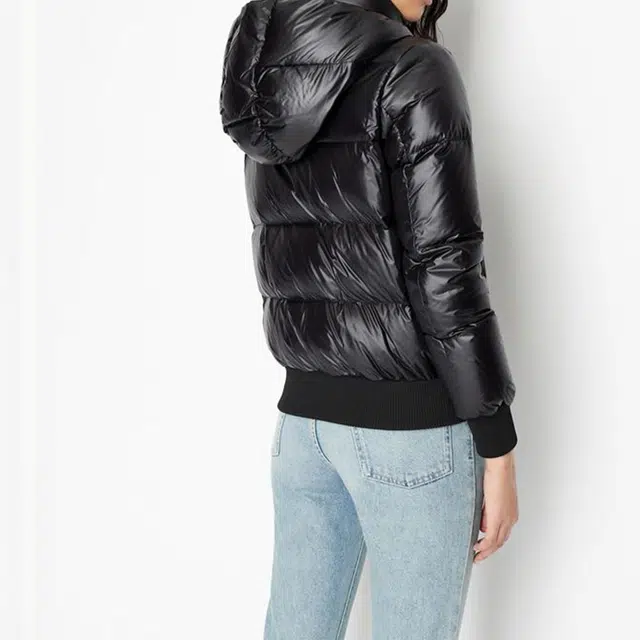 Armani Exchange FW22 Quilted Jacket Black
