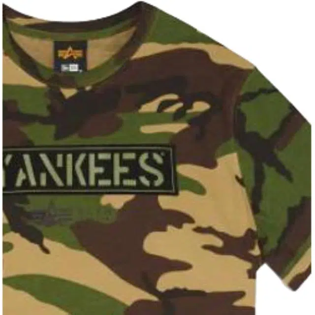 New Era x Alpha Industries FW22 New York Yankees Camo T-shirt T