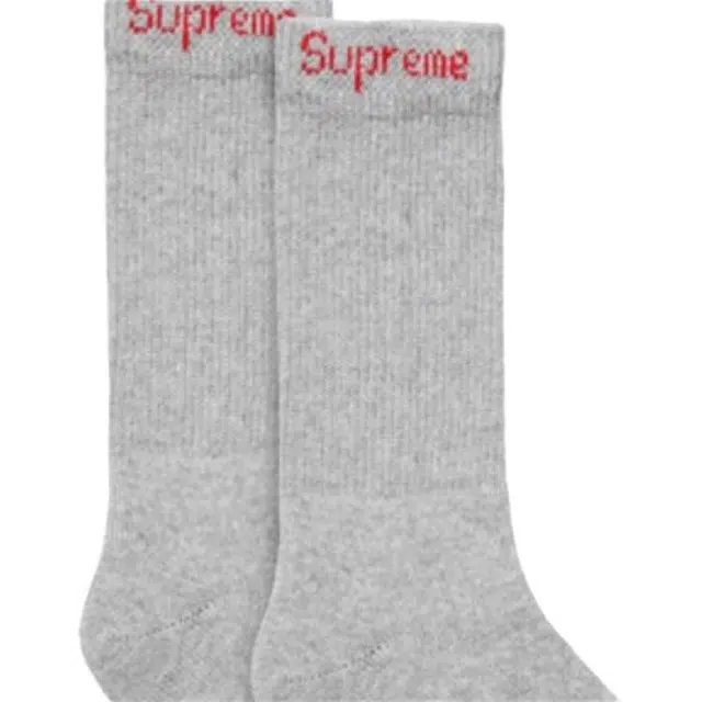 Supreme SS24 WEEK1 HANES CREW SOCKS (4 PACK) Logo 4