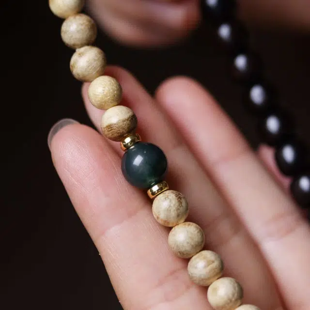 爵倾 水墨丹青来财 黑檀 珠串 男女同款情侣款