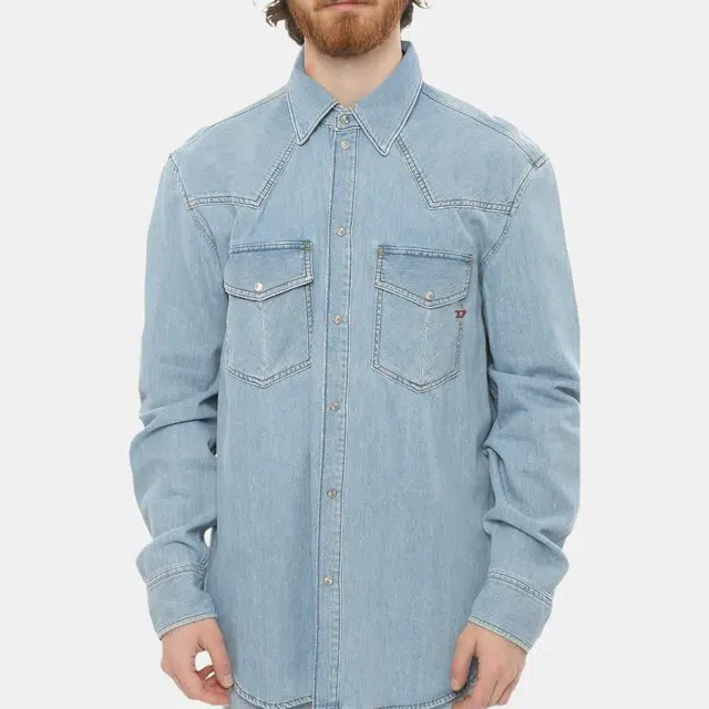 Diesel Denim Shirt Light Blue