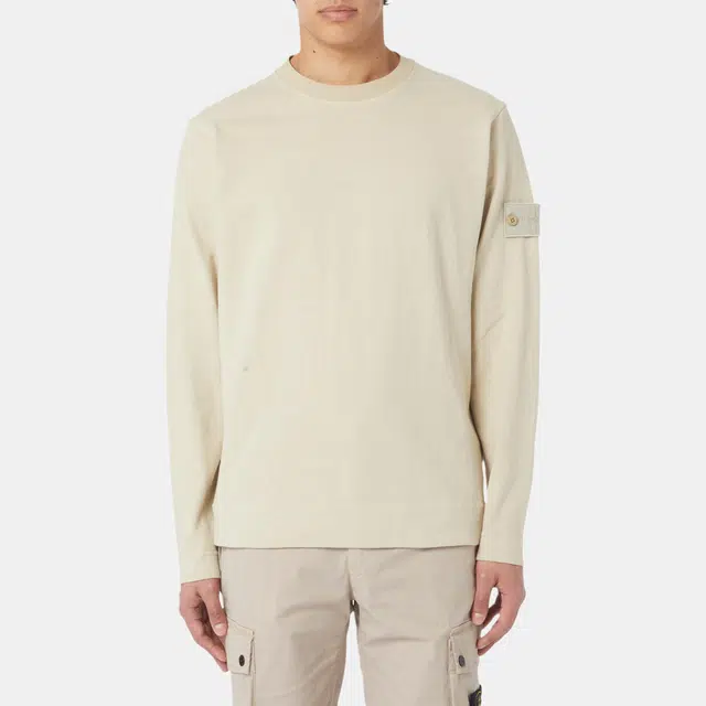 Stone Island Ghost Pieces Khaki Sweatshirt