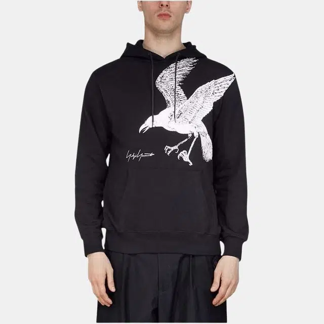 Yohji Yamamoto x New Era Hoodie Black