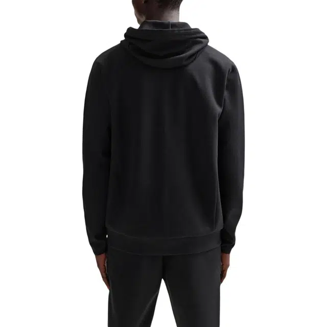 HUGO BOSS Cotton-Blend Zip-Up Hoodie With Hd Logo Print