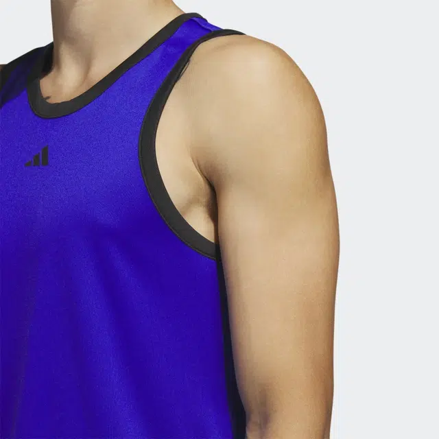 adidas Legends Basketball 3-Stripes Tank Top Logo