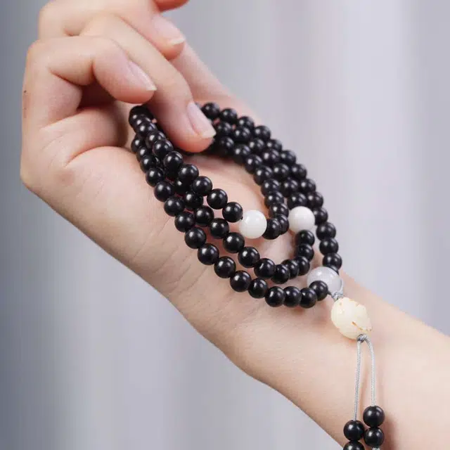 爵倾 国朝 黑檀 木作手链 男女同款情侣款
