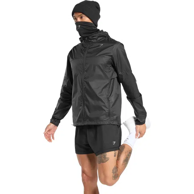 GYMSHARK Running Windbreaker