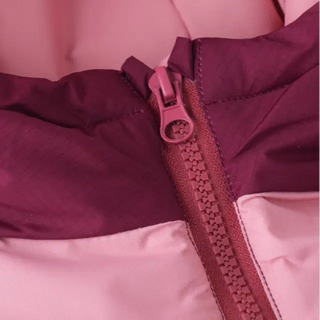 玛米玛卡棉衣 加绒加厚保暖连帽 粉色 中小童