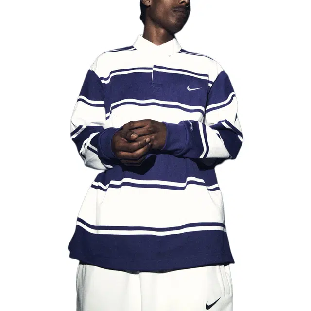Supreme x Nike Stripe Rugby Polo