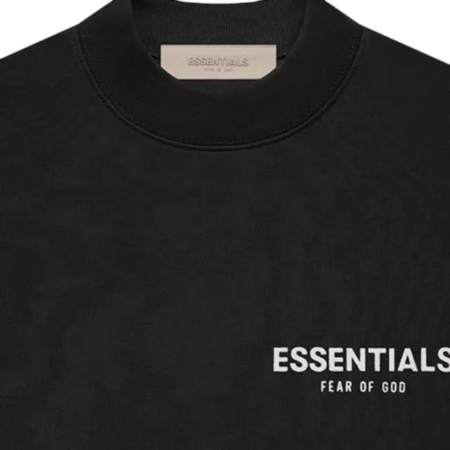 Fear of God Essentials SS22 Kids Essentials Crewneck Stretch Limo Logo
