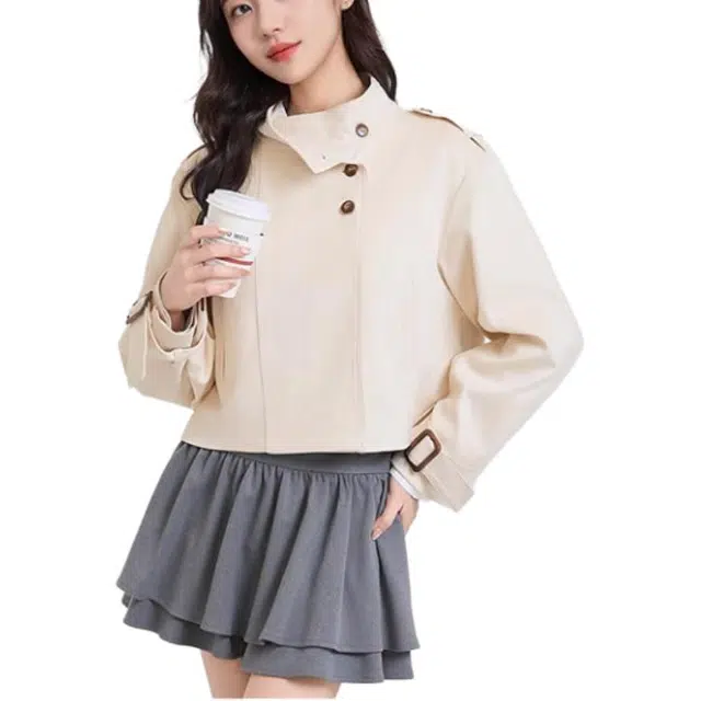 三福 休闲时尚小众风衣 女款