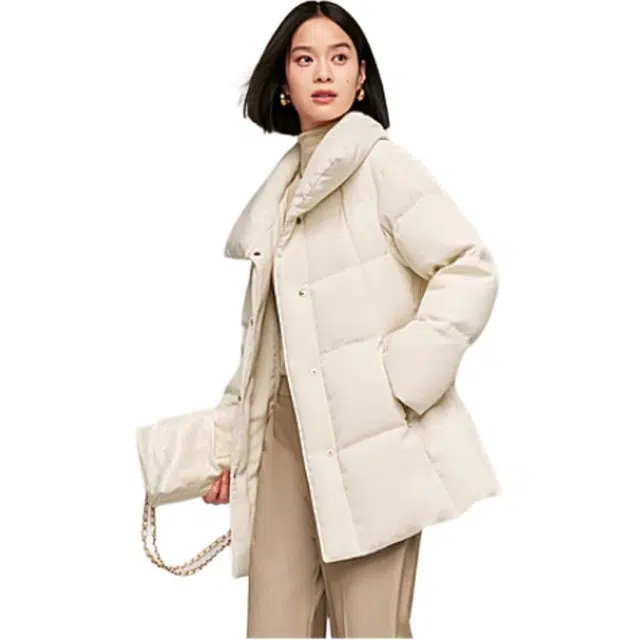 波司登 静奢风系列 翻领舒适长袖羽绒服 女款