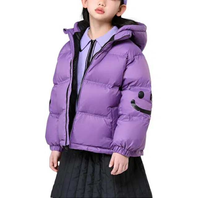 雅鹿 笑脸舒适柔软轻盈羽绒服 青少年