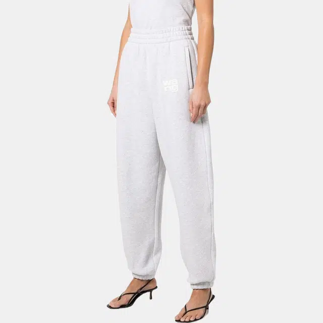 alexander wang SS22 Logo Joggers Gray