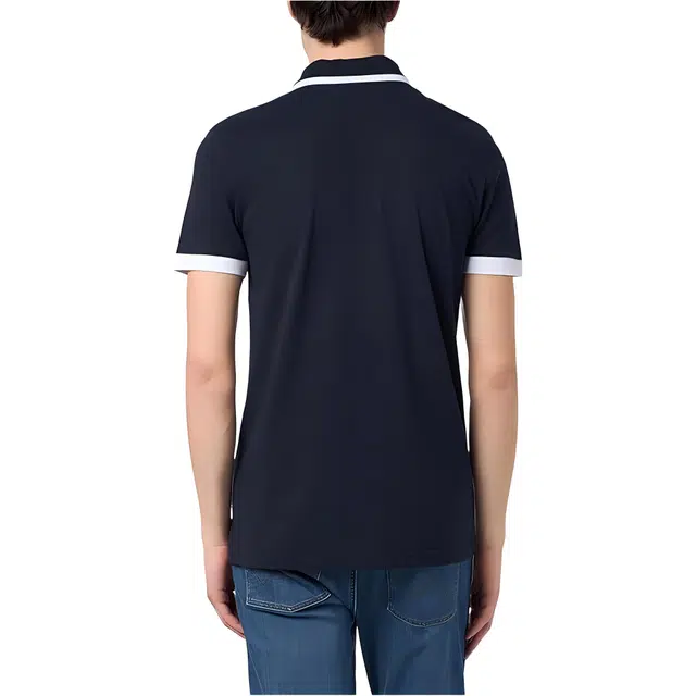 HUGO BOSS Cotton-Piqu Polo Shirt With Contrast Stripes And Logo Polo