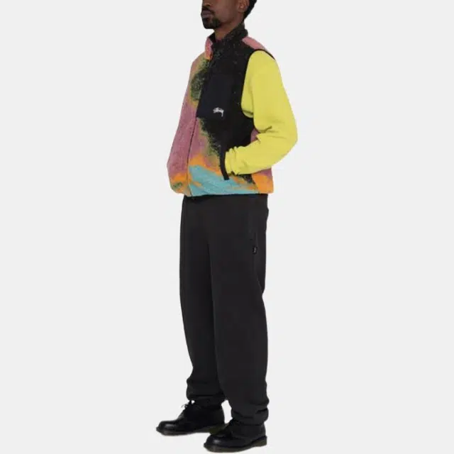 Stussy FW22 Fleece Vest Purple