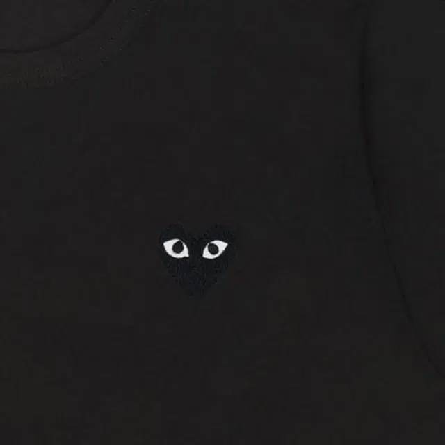 CDG Play Long Sleeve T-Shirt Black