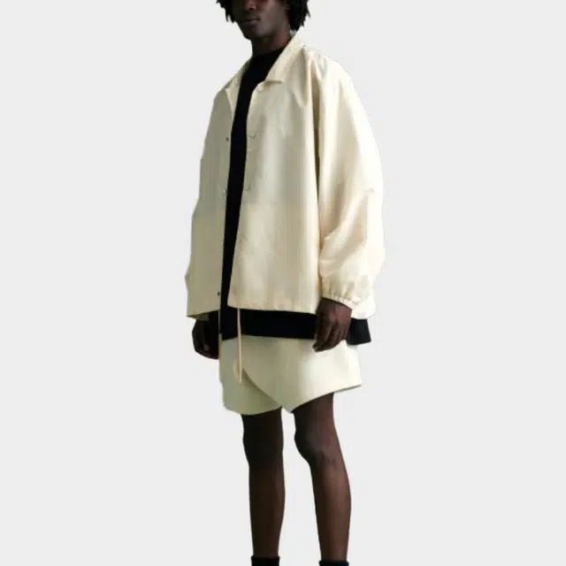 Fear of God Essentials Coaches Jacket Cloud Dancer