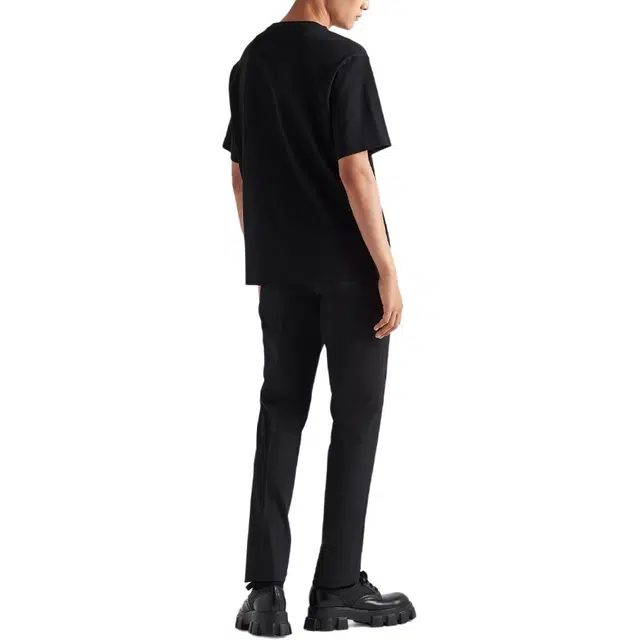 Prada Crew Neck T-Shirt Black