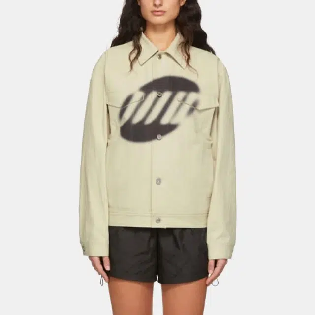 WE11DONE SS22 Denim Jacket Khaki