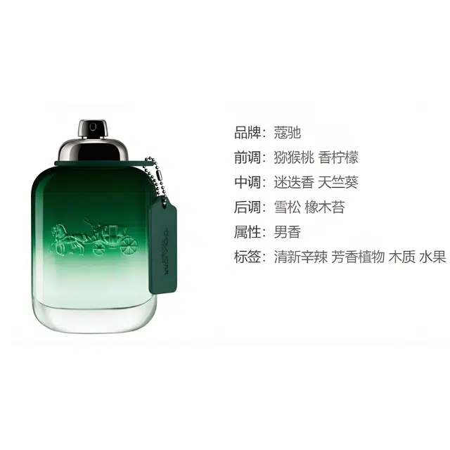 COACH Green EDT 40ml60ml100ml