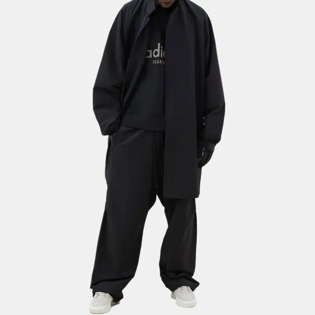 Fear of God x adidas FW23 Athletics Long Coat Black