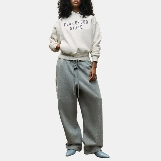 Fear of God Essentials Fleece Relaxed Sweatpant Oatmeal Grey