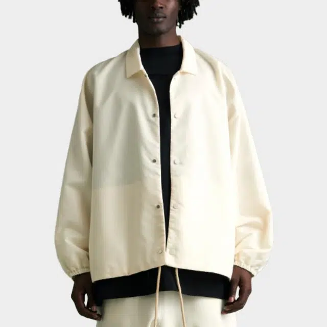 Fear of God Essentials Coaches Jacket Cloud Dancer