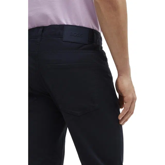 HUGO BOSS Slim-Fit Jeans In Lightweight Satin Stretch Denim