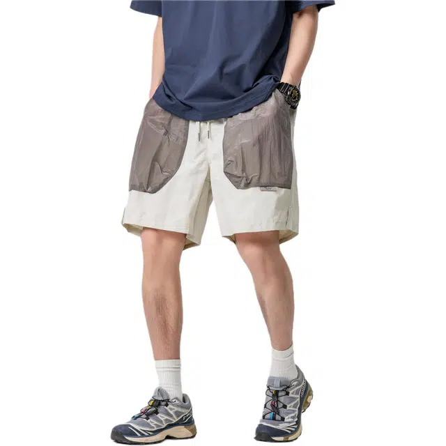 【dme】 美式潮牌速干运动户外宽松舒适时尚百搭五分裤休闲短裤 男女同款