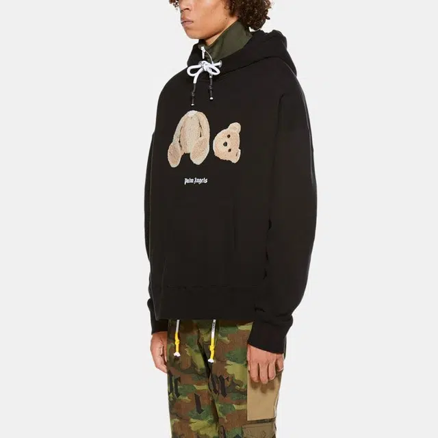 Palm Angels Classic Cartoon Hoodie Black
