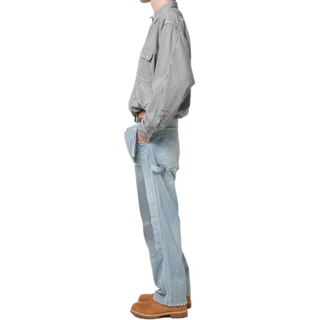 bowwow SS25 HICKORY PAINTER PANTS with SEPARATE APRON