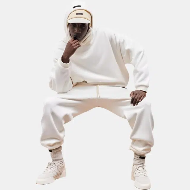 Fear of God Essentials Cloud Dancer Hoodie