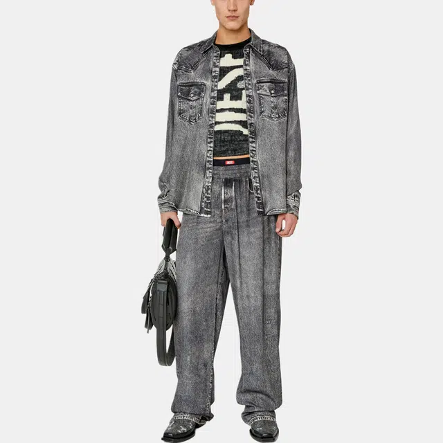 DIESEL FW22 Denim Jacket Grey