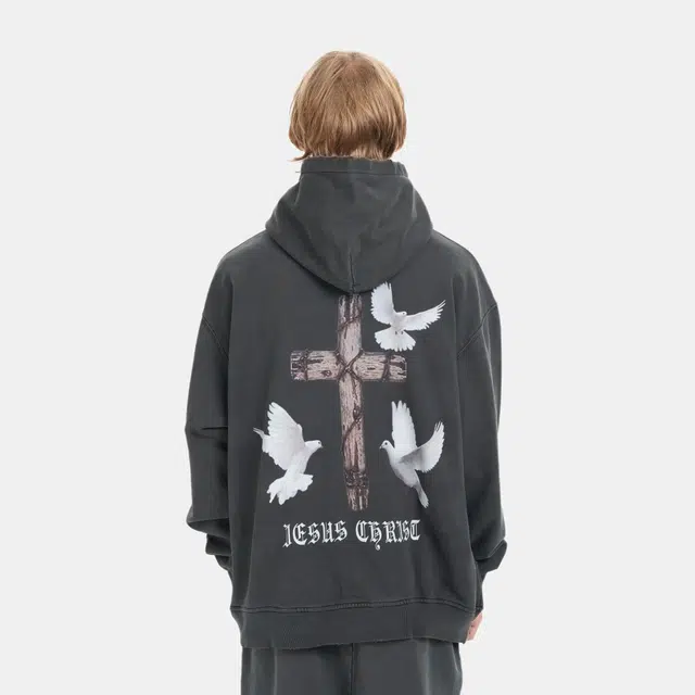 False Perception Peace Dove Hoodie Black