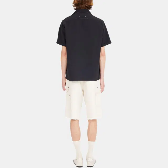 Maison Margiela SS25 Decorative Stitch Shirt Black