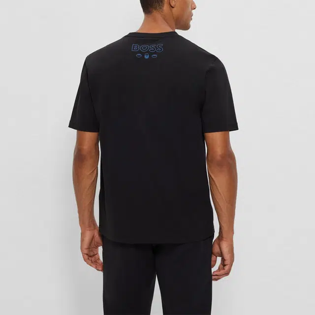 HUGO BOSS NFL Stretch-Cotton T-Shirt With Collaborative Branding T